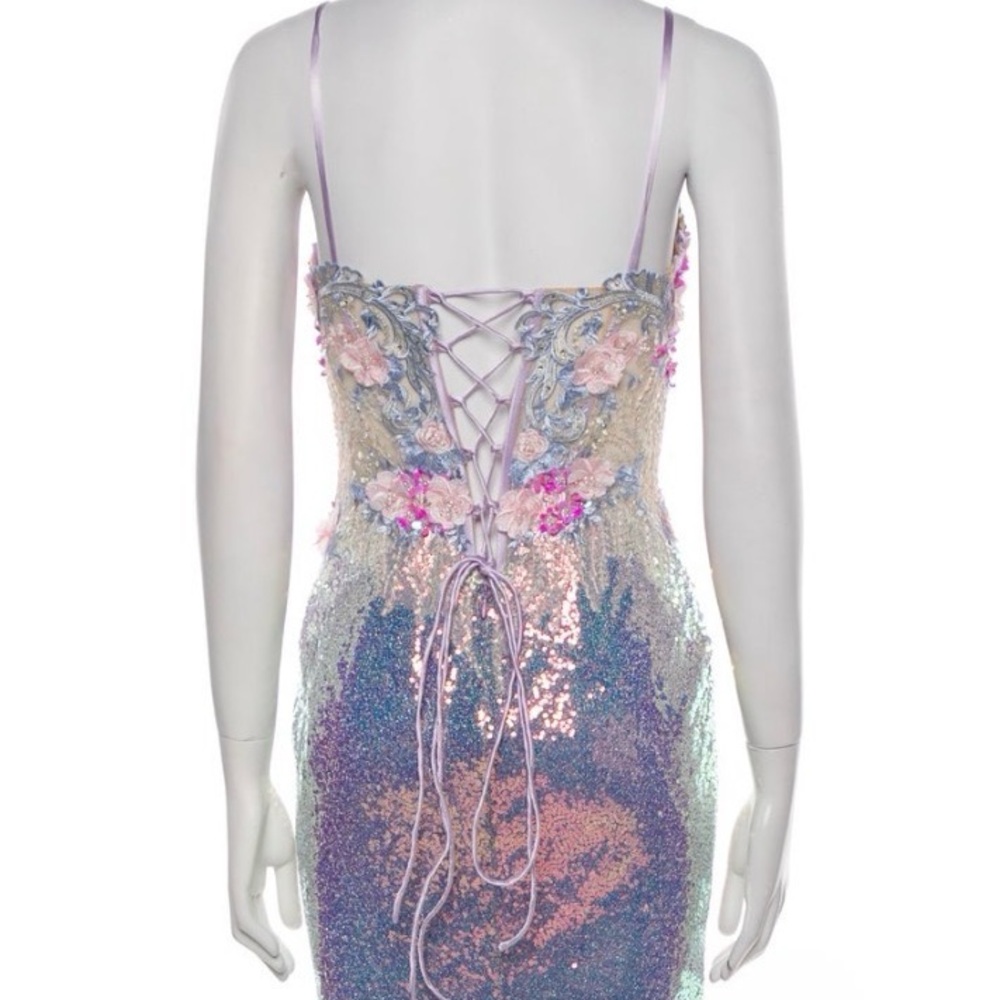 NEW Portia and Scarlett Iridescent Sequin Dress SIZE 18 PLUS STRETCH - Picture 5 of 6
